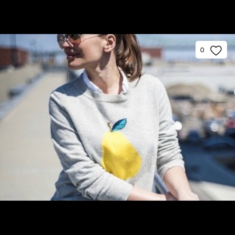 JCrew Pear Sweater - Picture 3 of 4